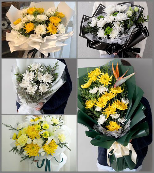 辽宁沈阳浑南区王滨街道白事花束代送